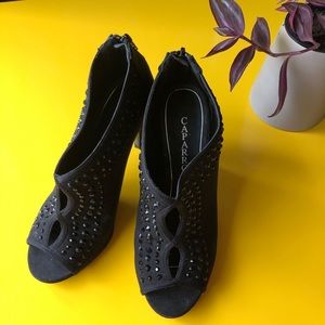 Black ankle booties - Size 8